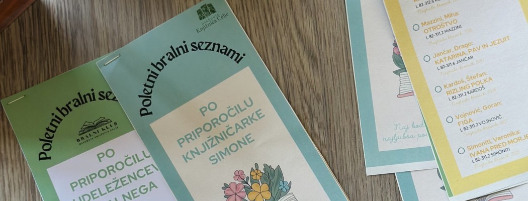 POLETNI BRALNI SEZNAMI 
