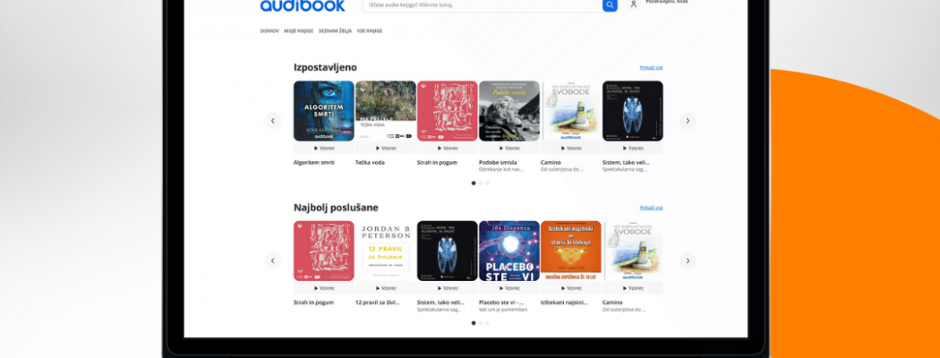 Audibook zvočne knjige tudi na računalniku